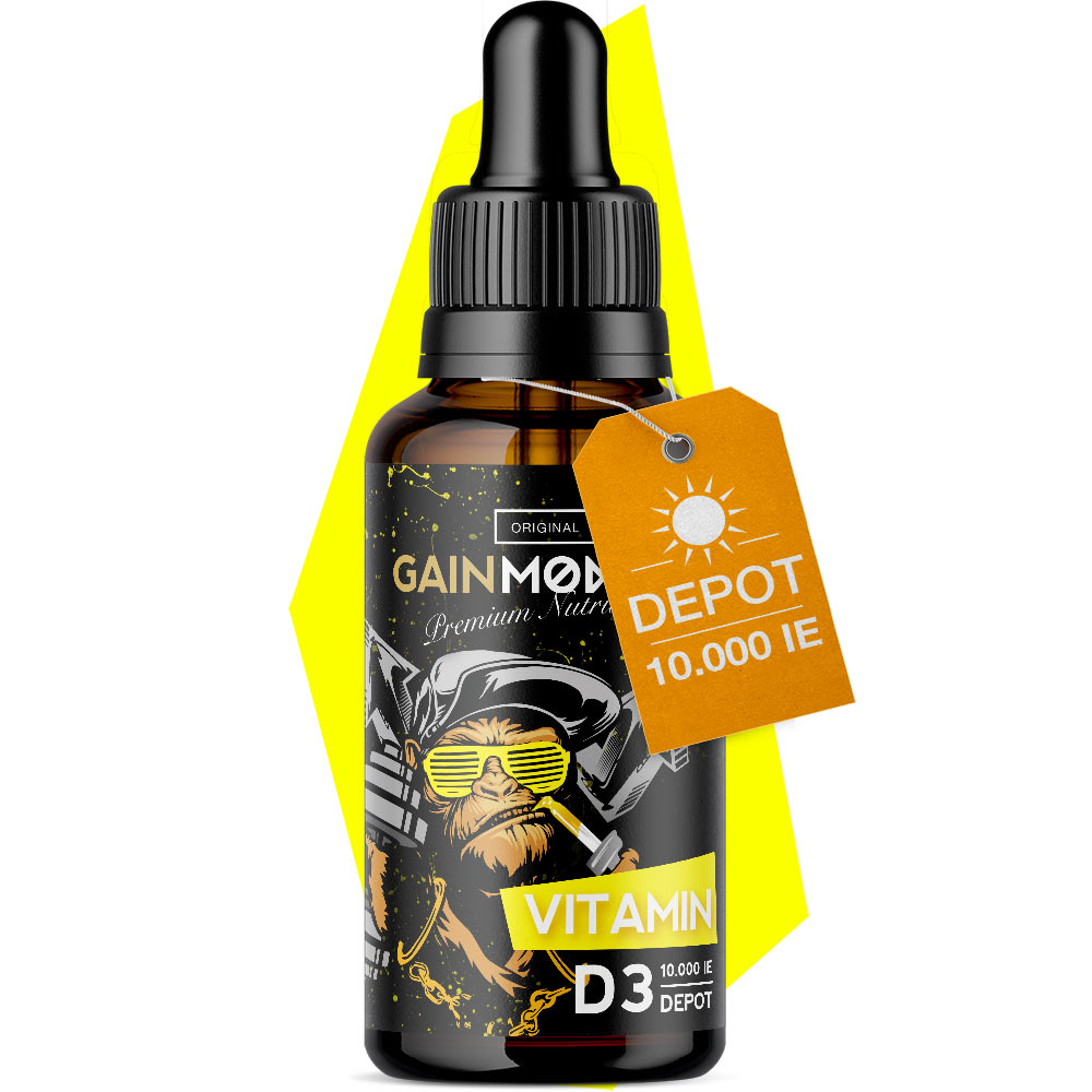 Gainmonkey Vitamin D3 Tropfen 10000 Ie Depot